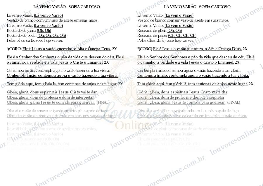 Prévia de Lá Vem o Varão