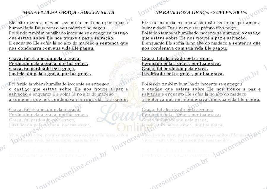 Prévia de Maravilhosa Graça