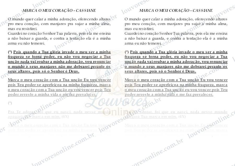 Prévia de Marca o Meu Coração
