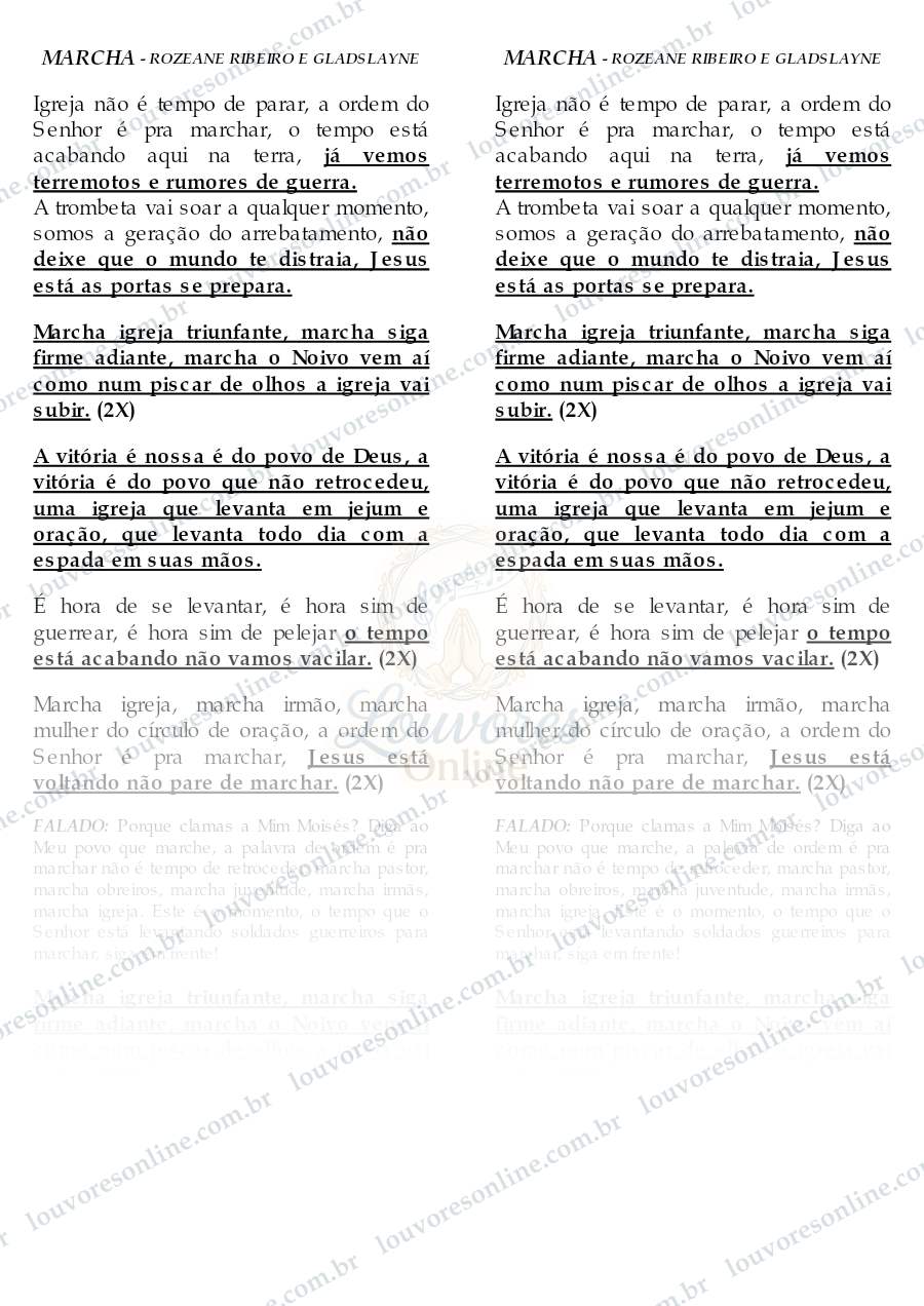 Prévia de Marcha