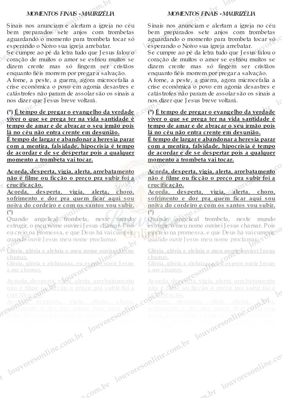 Prévia de Momentos Finais
