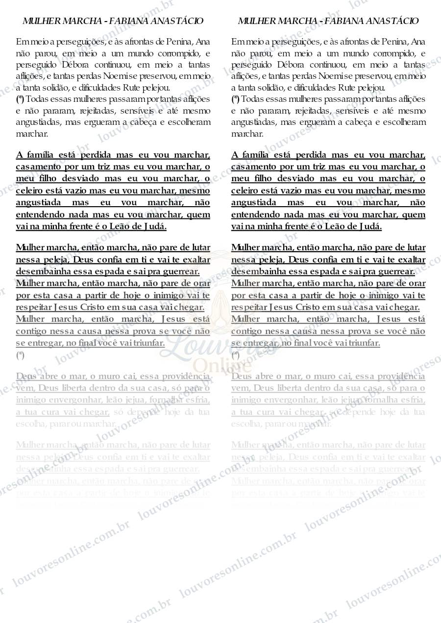 Prévia de Mulher Marcha
