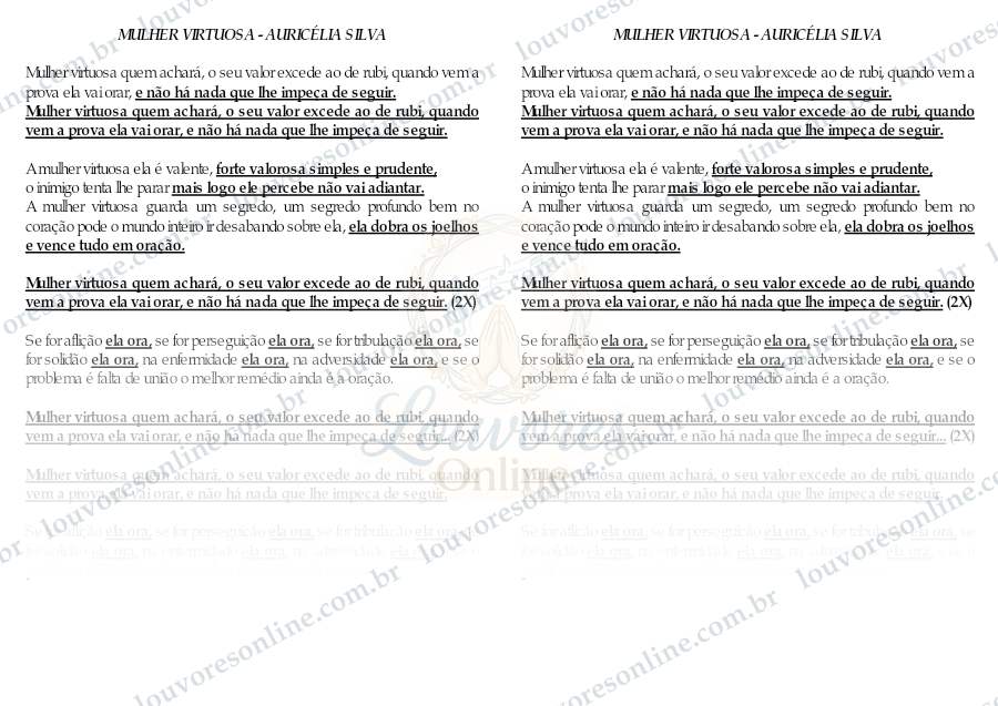 Prévia de Mulher Virtuosa