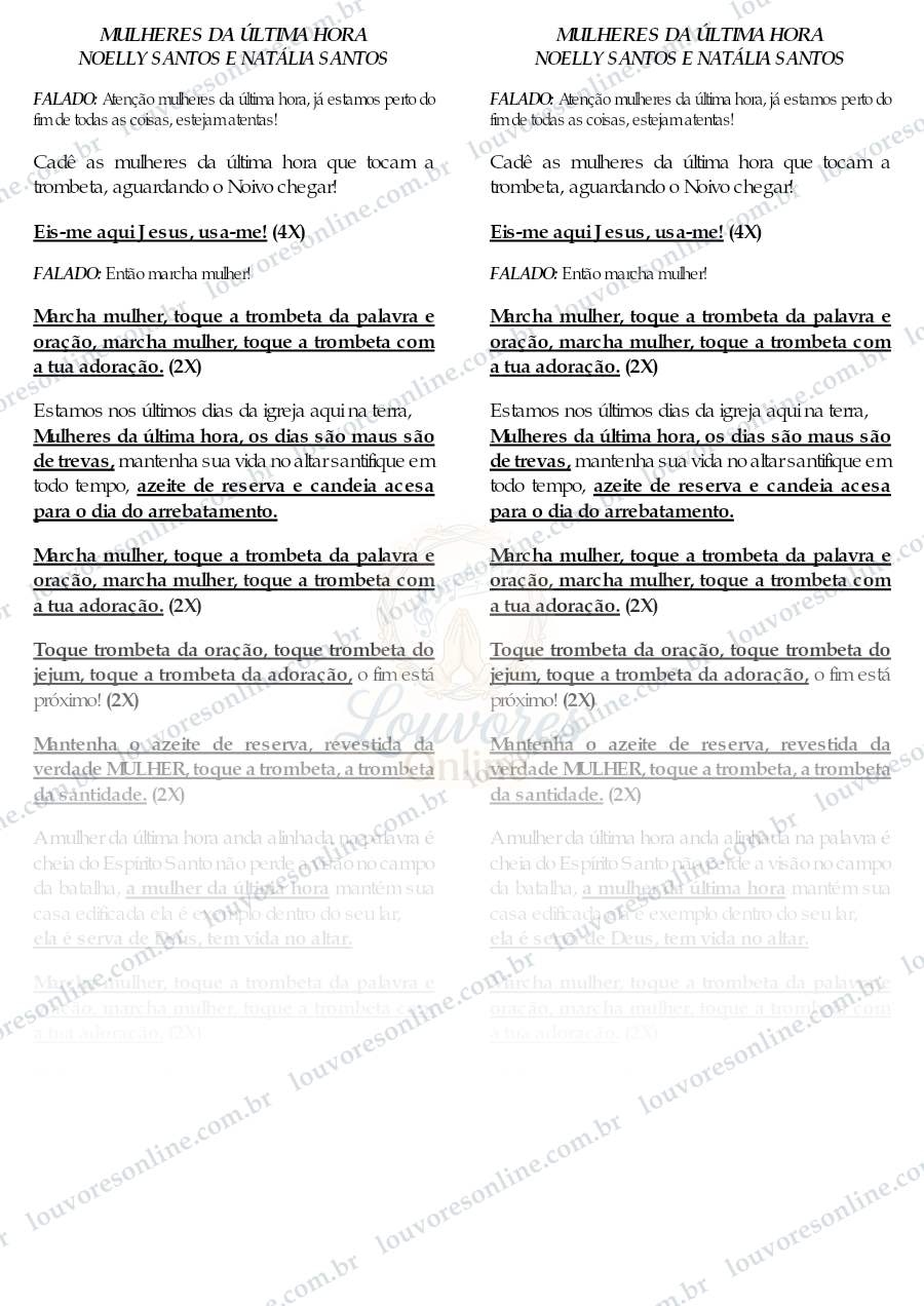Prévia de Mulheres da Última Hora