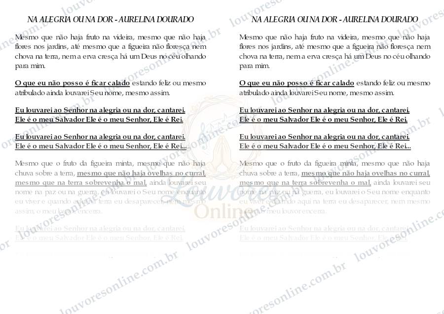 Prévia de Na Alegria ou na Dor