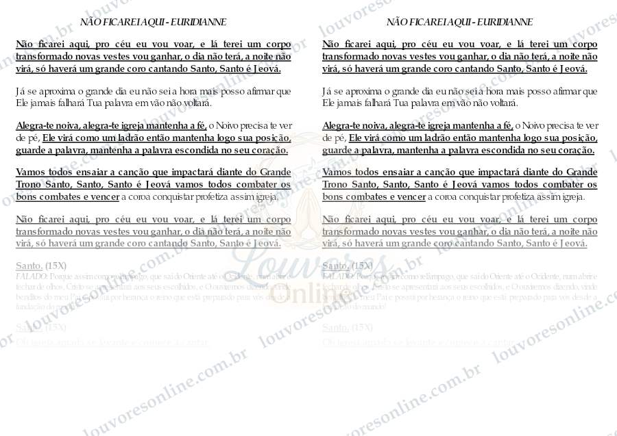 Prévia de Não Ficarei Aqui
