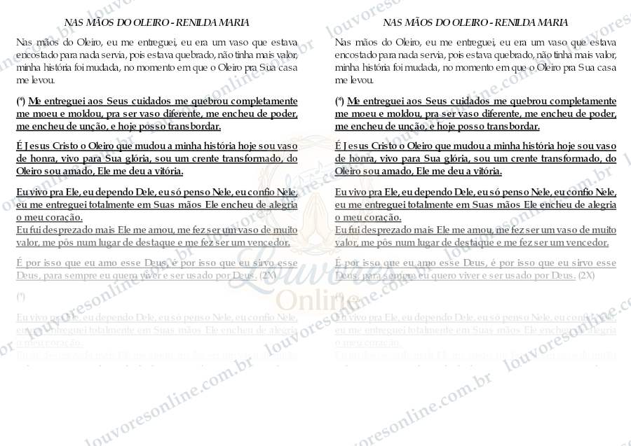 Prévia de Nas Mãos do Oleiro