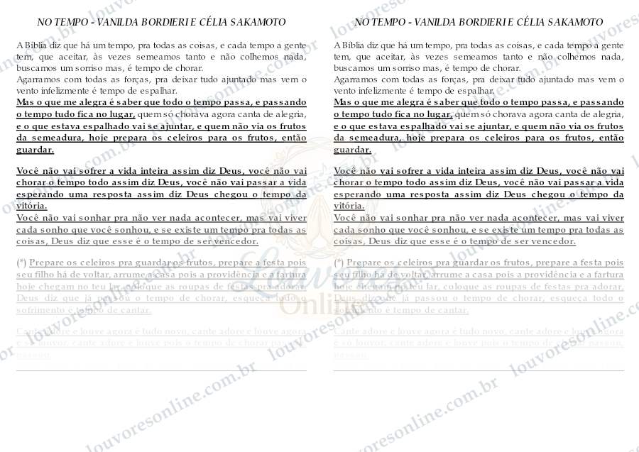 Prévia de No Tempo