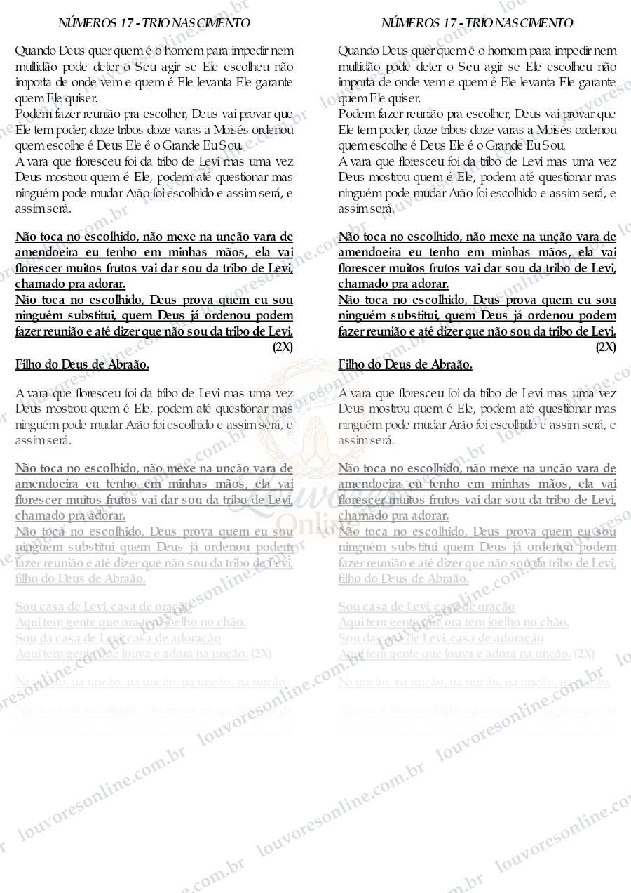 Prévia de Números 17