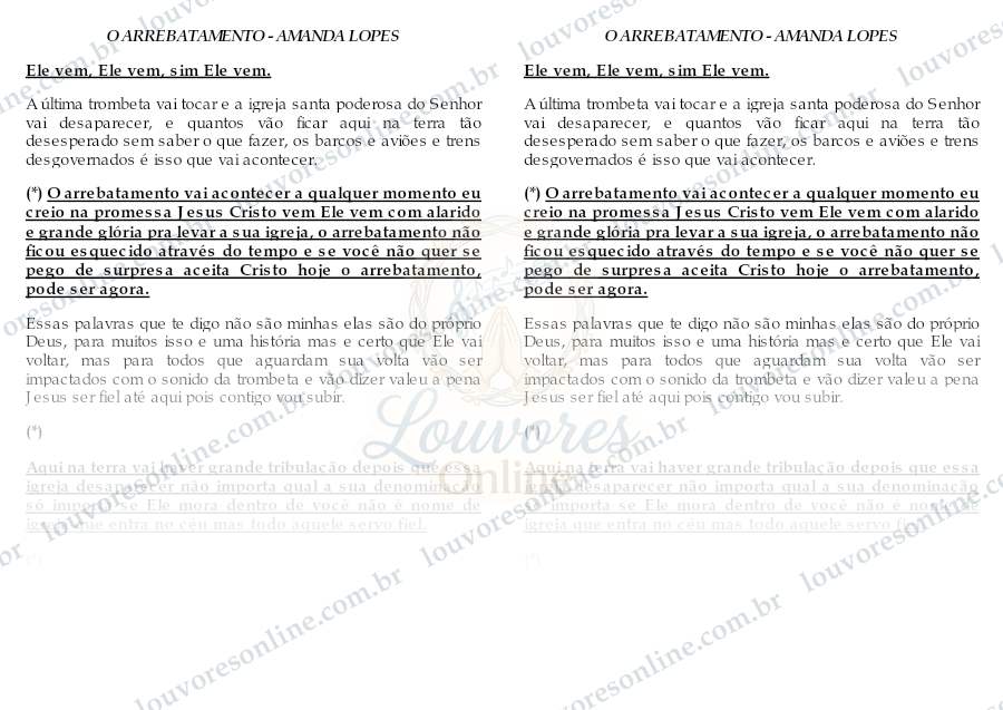 Prévia de O Arrebatamento