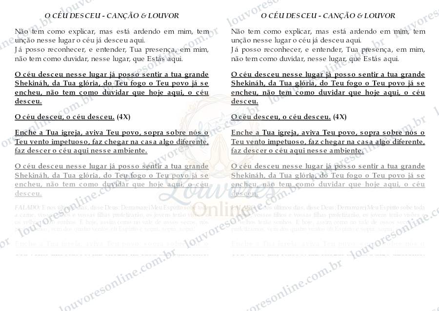 Prévia de O Céu Desceu