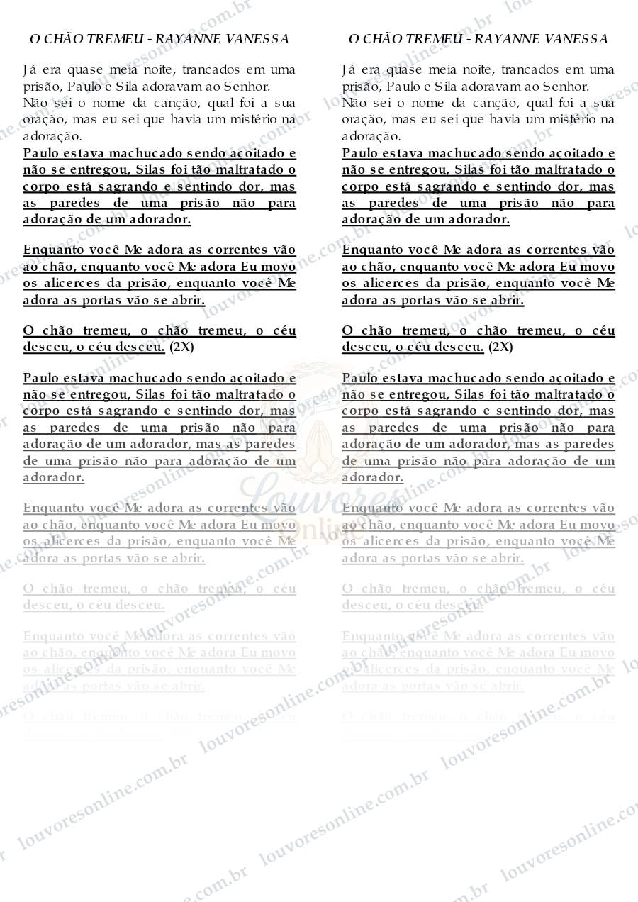 Prévia de O Chão Tremeu