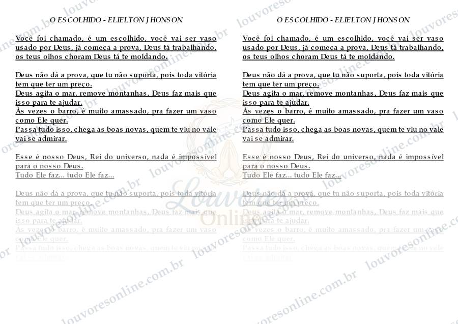 Prévia de O Escolhido