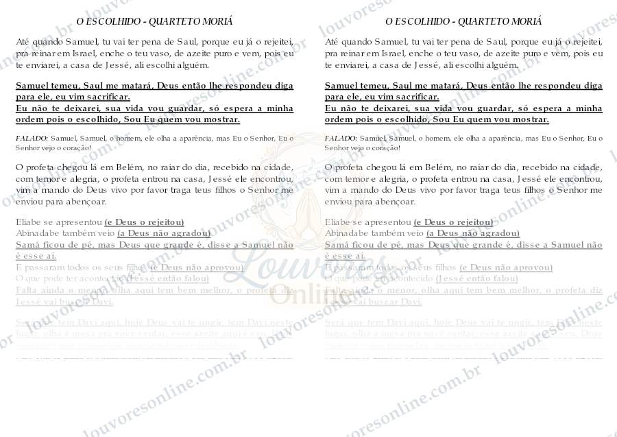 Prévia de O Escolhido