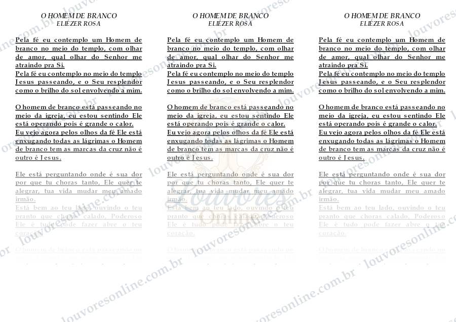 Prévia de O Homem de Branco