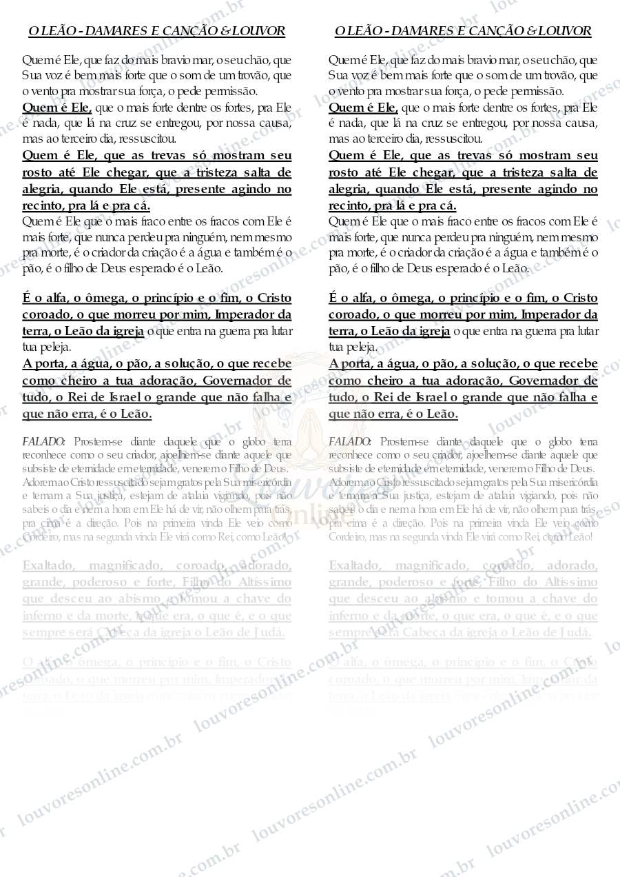 Prévia de O Leão