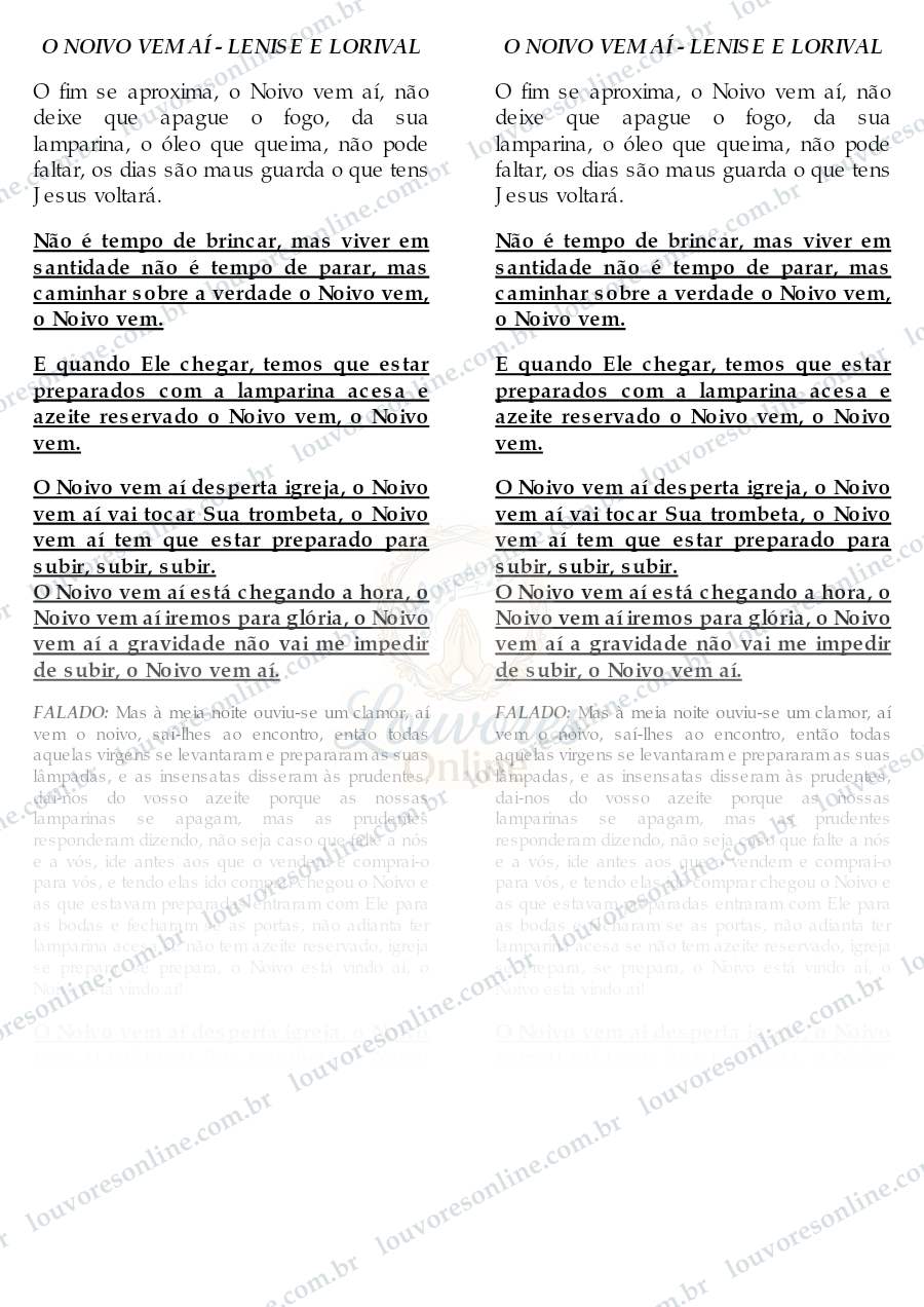 Prévia de O Noivo Vem Aí