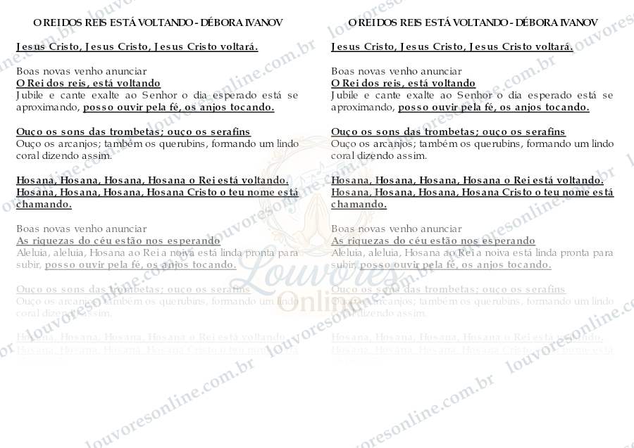 Prévia de O Rei dos Reis Está Voltando