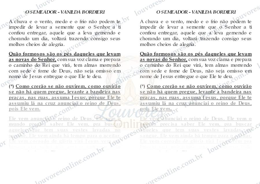 Prévia de O Semeador