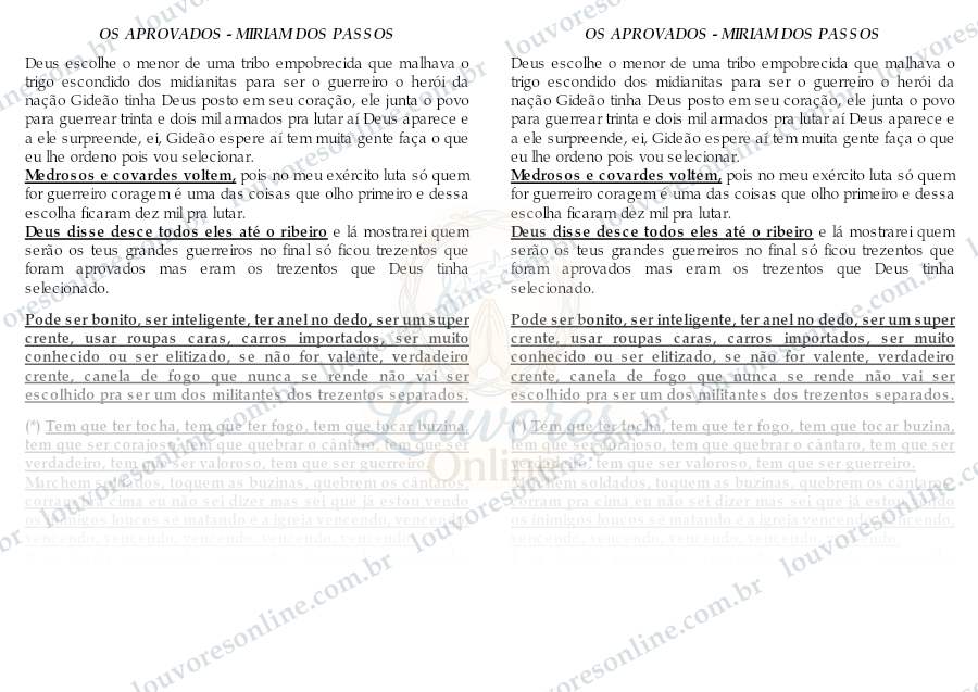Prévia de Os Aprovados