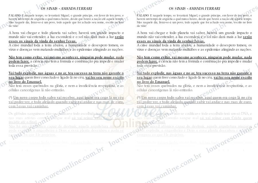 Prévia de Os Sinais