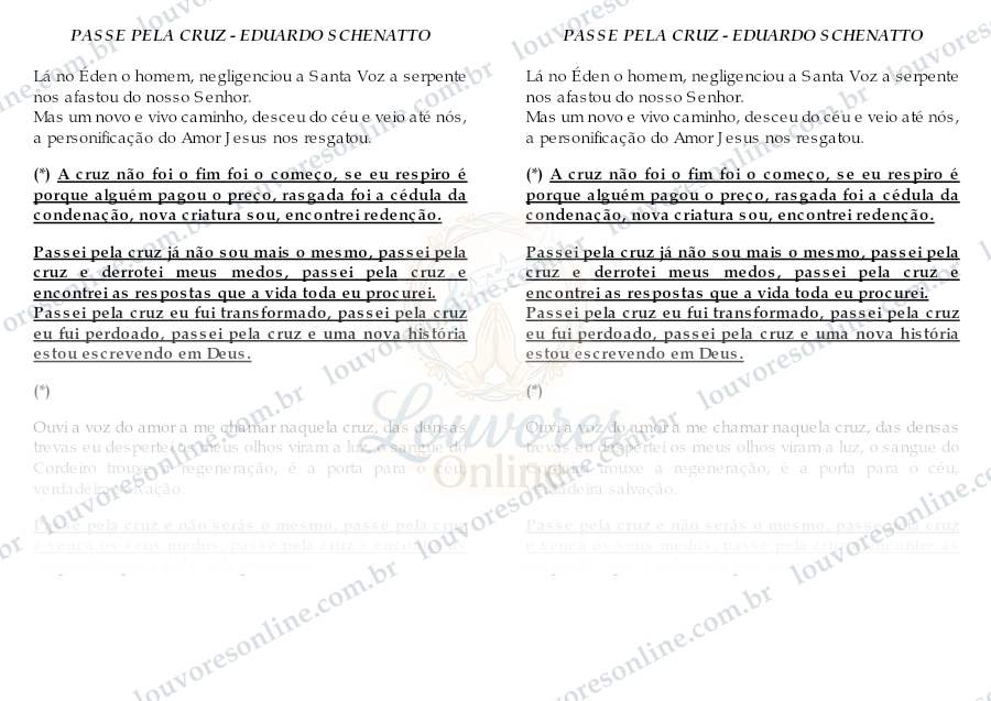 Prévia de Passe pela Cruz