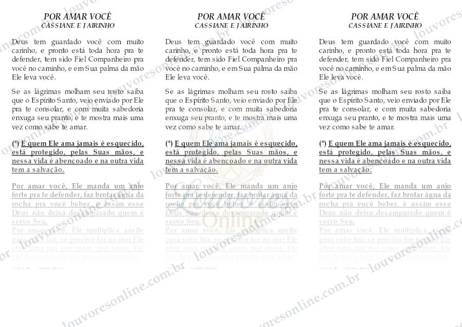 Prévia de Por Amar Você