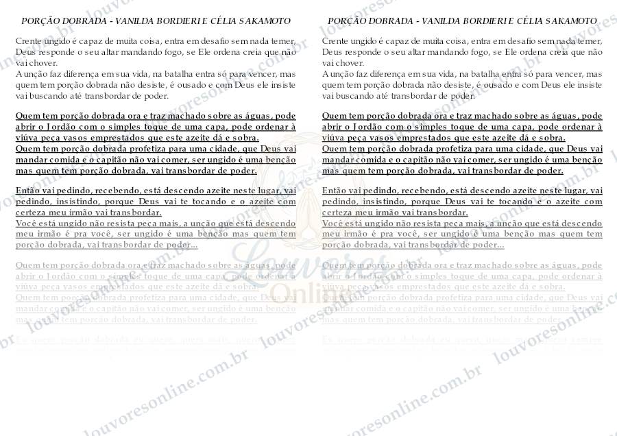 Prévia de Porção Dobrada - Vanilda Bordieri e Célia Sakamoto