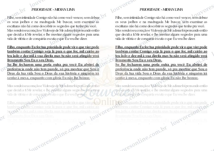 Prévia de Prioridade