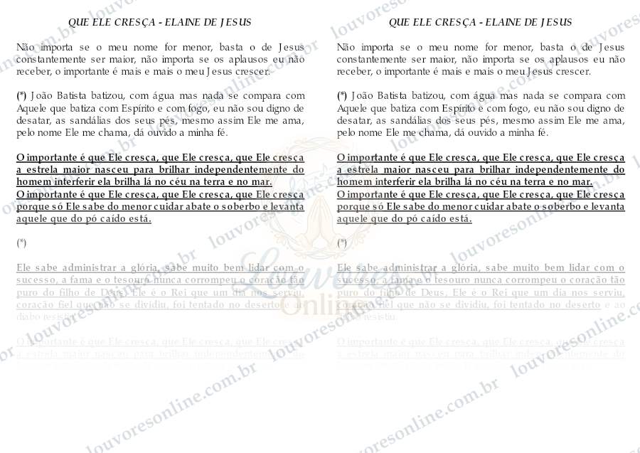 Prévia de Que Ele Cresça