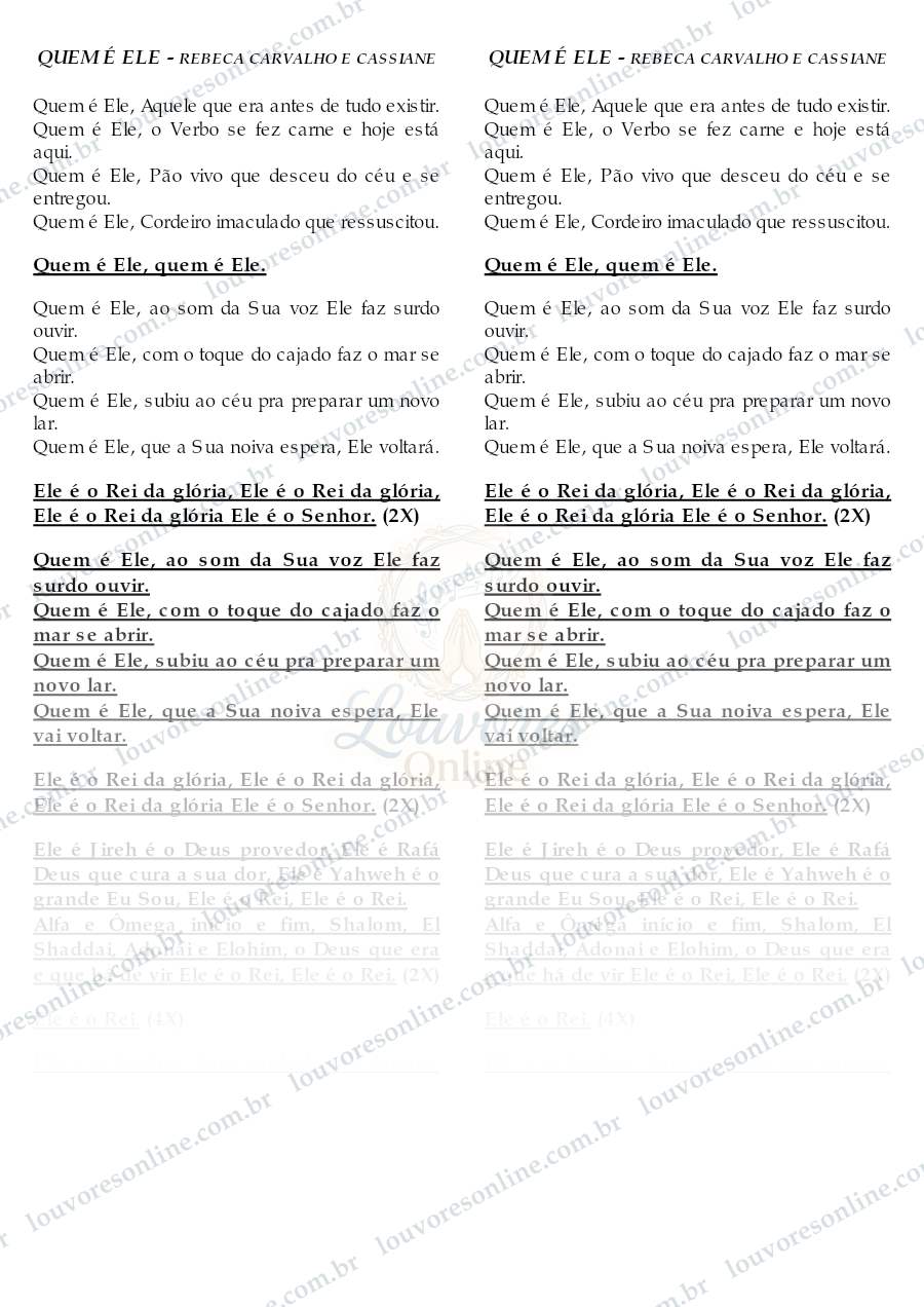 Prévia de Quem É Ele