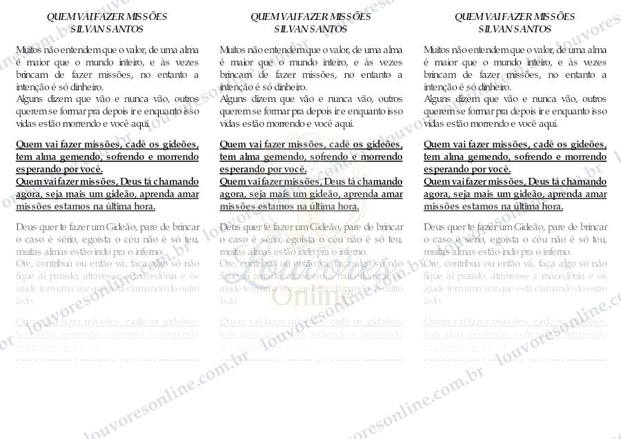 Prévia de Quem Vai Fazer Missões