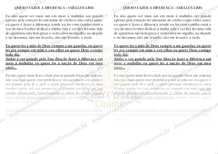Prévia de Quero Fazer a Diferença