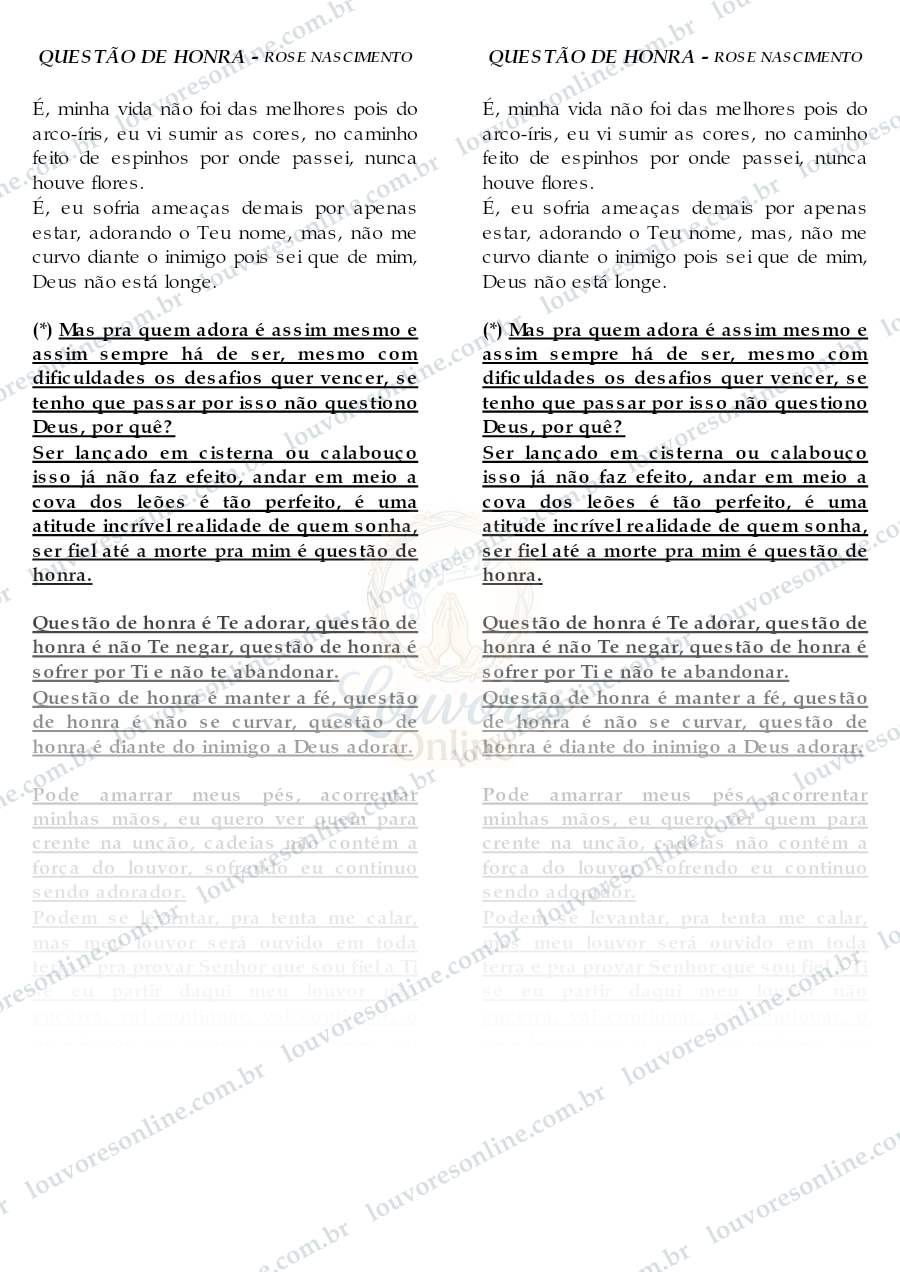 Prévia de Questão de Honra
