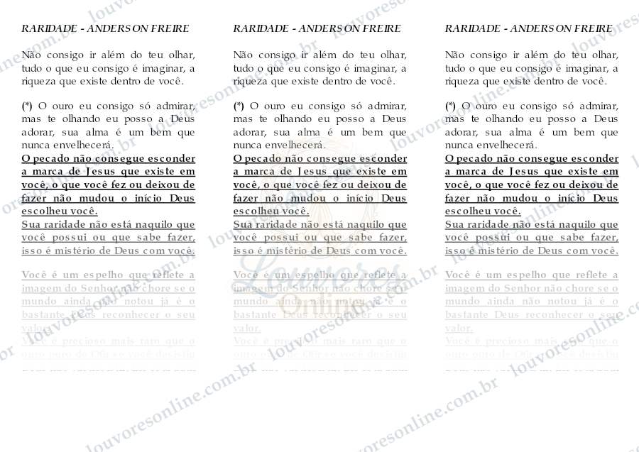 Prévia de Raridade