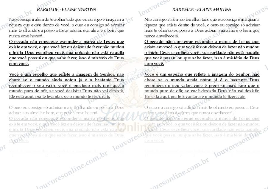 Prévia de Raridade