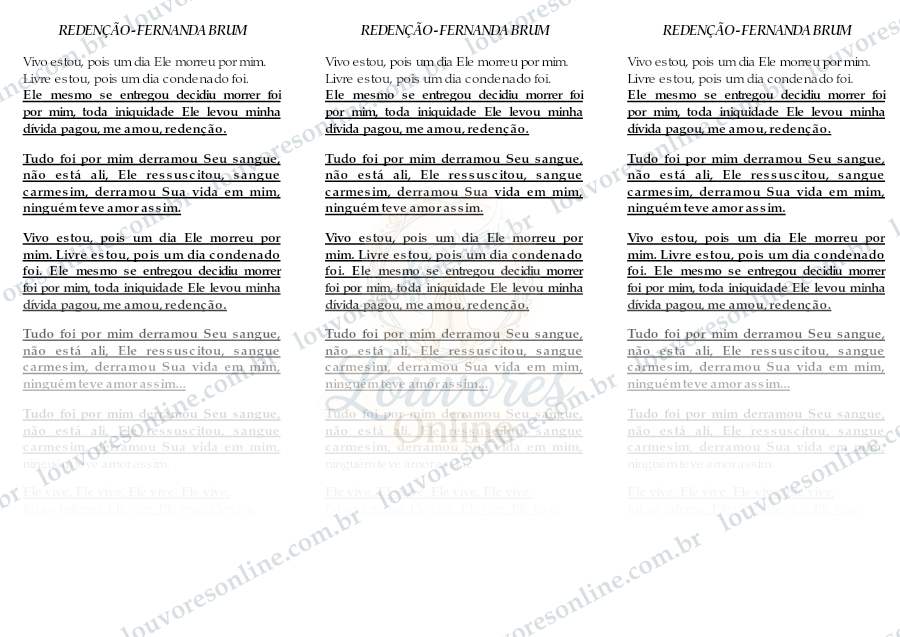 Prévia de Redenção