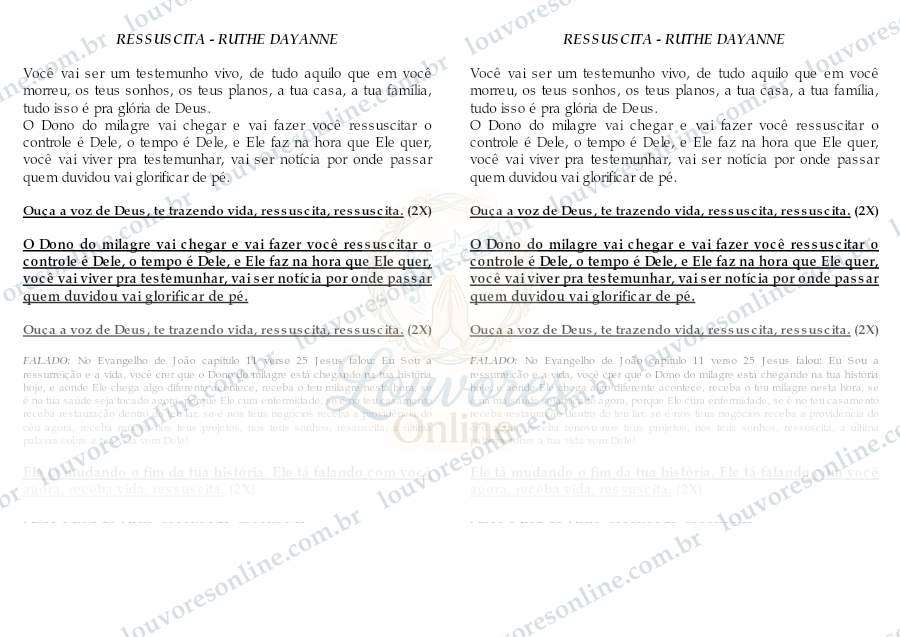 Prévia de Ressuscita