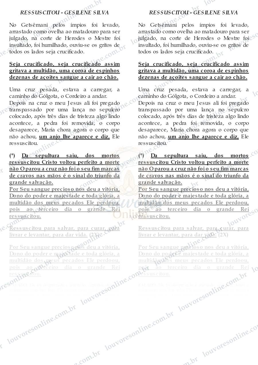 Prévia de Ressuscitou