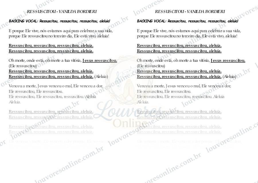 Prévia de Ressuscitou