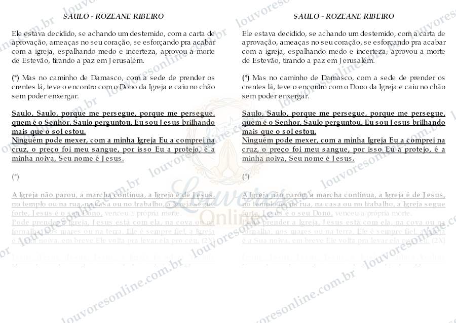 Prévia de Saulo
