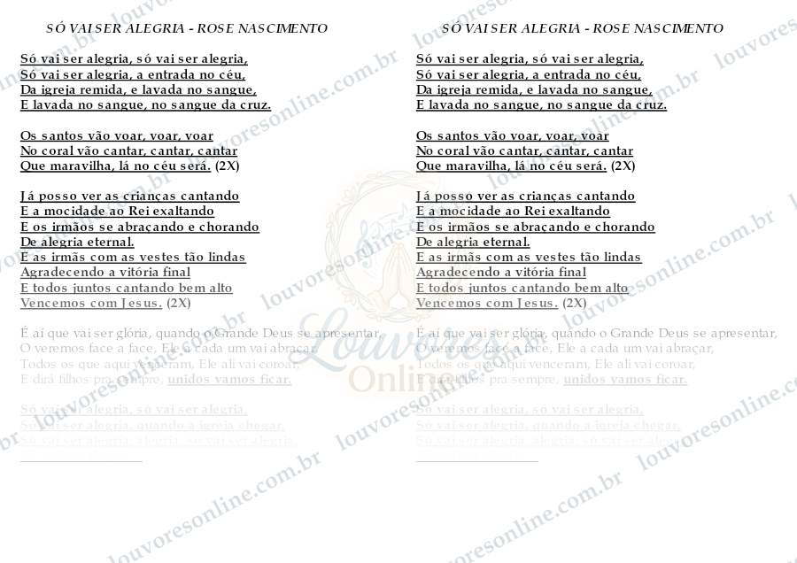 Prévia de Só Vai Ser Alegria