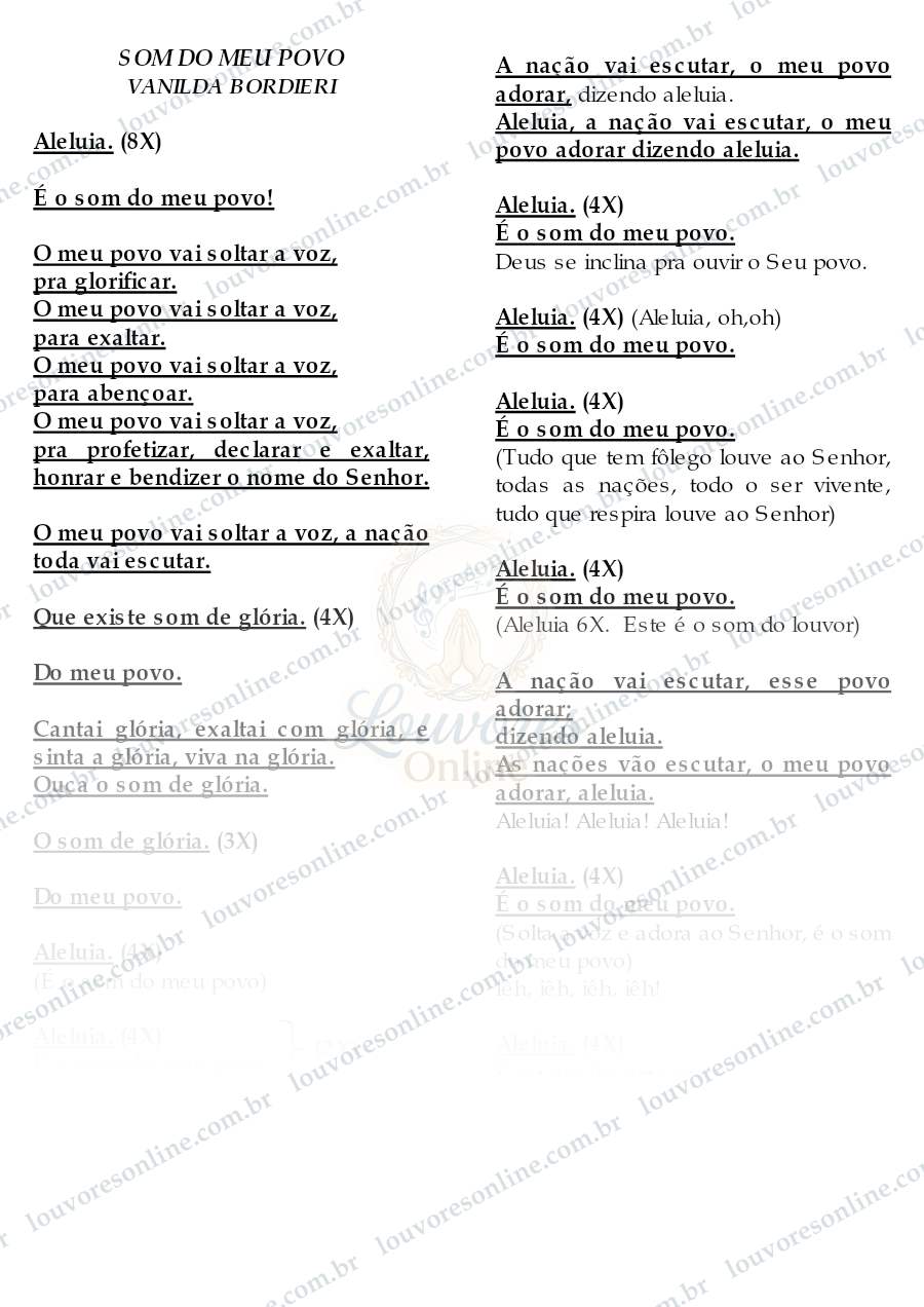 Prévia de Som do Meu Povo