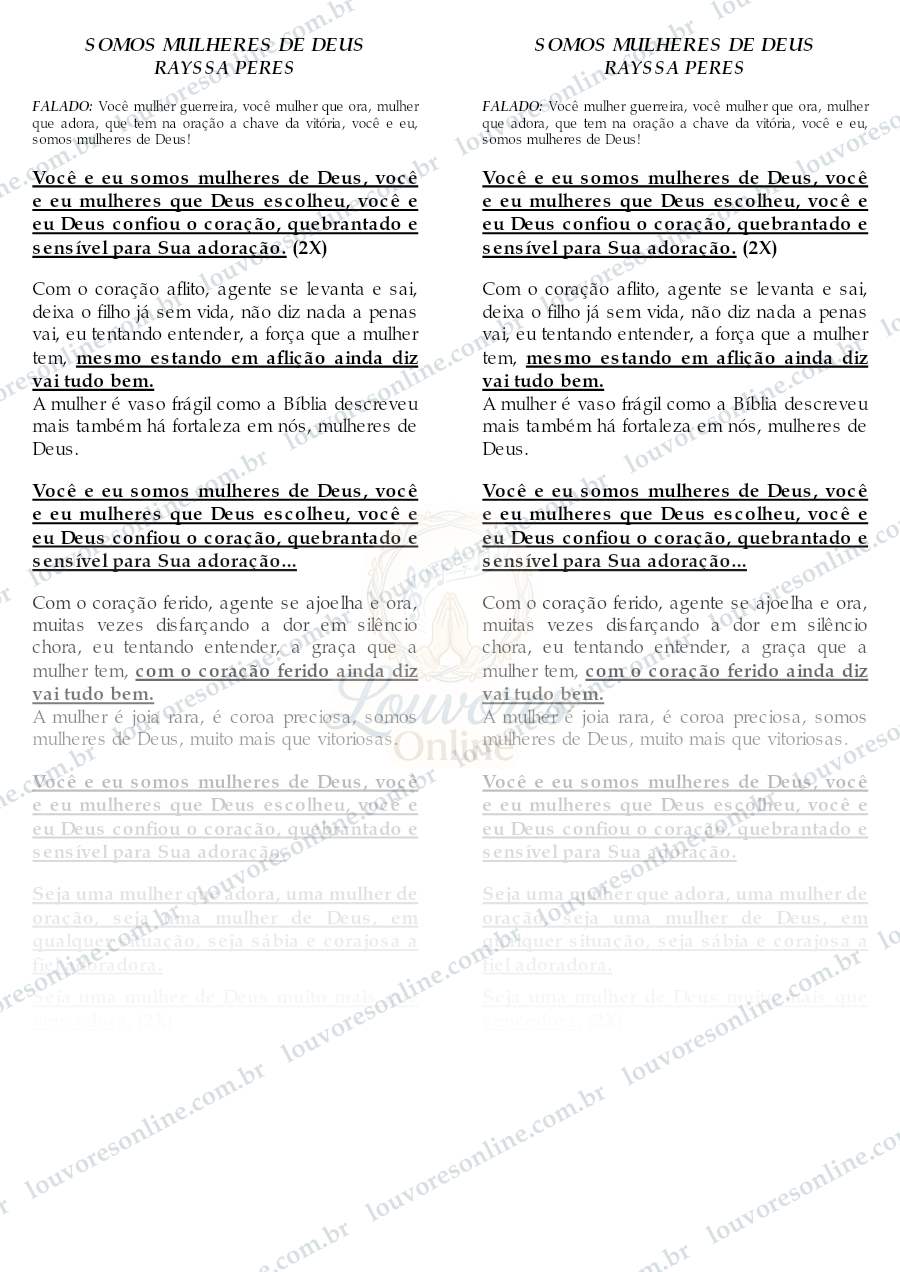 Prévia de Somos Mulheres de Deus