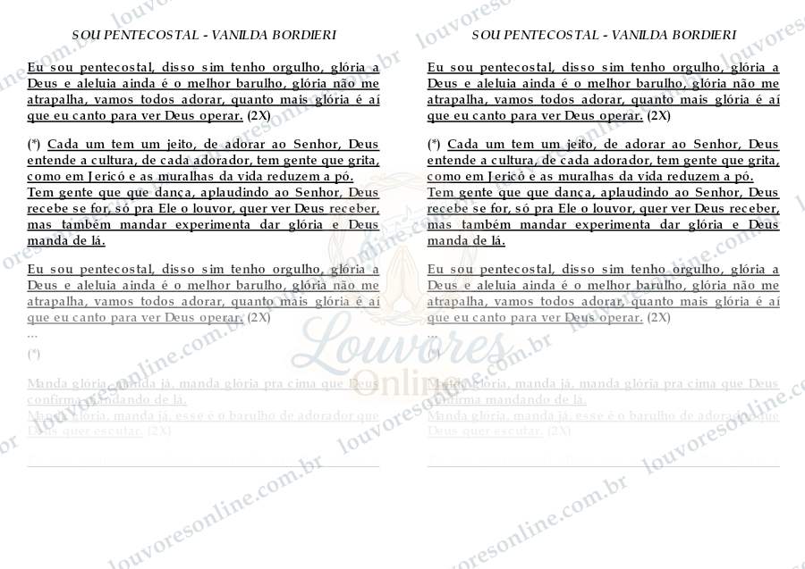 Prévia de Sou Pentecostal