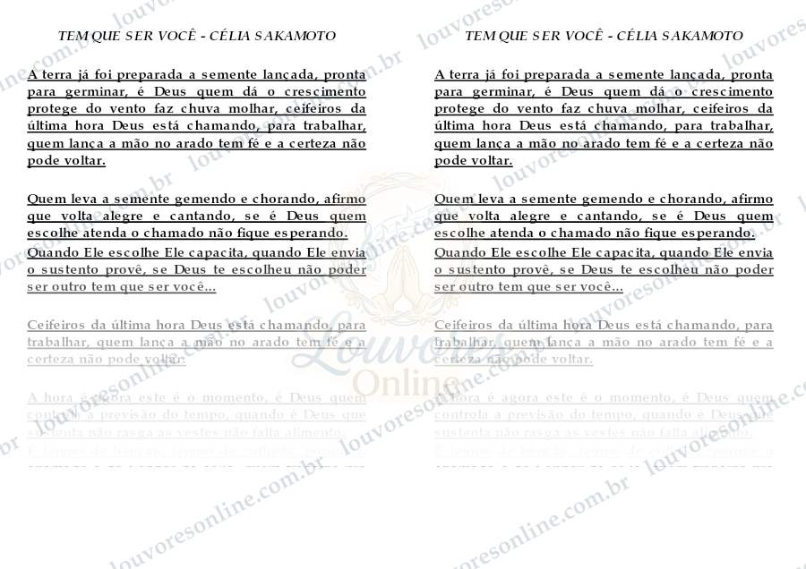 Prévia de Tem que Ser Você