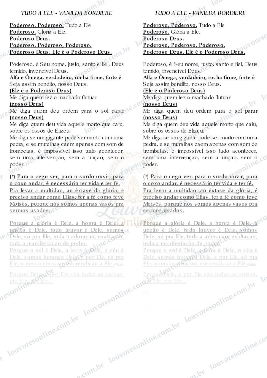 Prévia de Tudo a Ele
