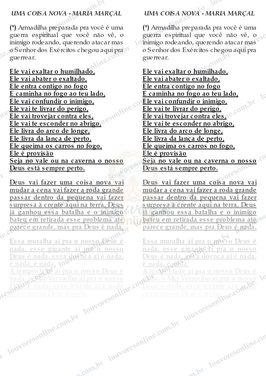 Prévia de Uma Coisa Nova