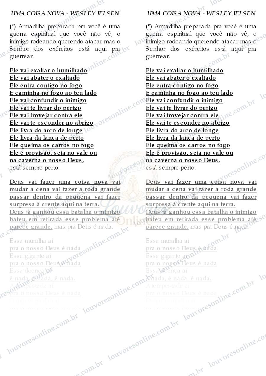 Prévia de Uma Coisa Nova