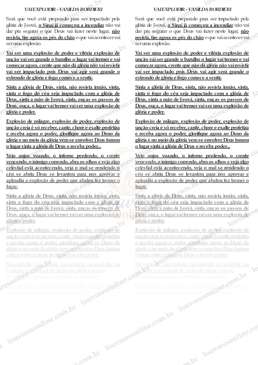 Prévia de Vai Explodir